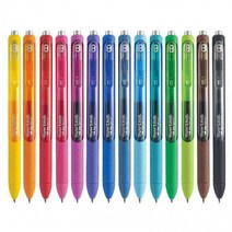 페이퍼메이트 잉크조이 중성펜 젤펜 0.5mm 낱개 X 5개 묶음, 블랙