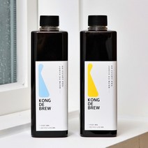 콜드브루 더치커피 액상 원액 500ml 1+1 콩드브루 선물, 향긋한 에티오피아, 고소한 과테말라