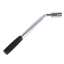 뒤집을 수있는 17mm & 19mm 21mm & 23mm 소켓 어댑터 및 확장 Nonslip 핸들이있는 Telescoping Wheel Lug 렌치 14.4, 한개옵션0