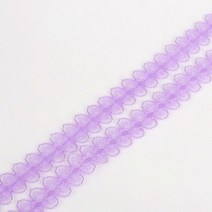 의류 재봉 천5야드/묶음 레이스 리본 15mm 의류 원단 자수 트림 바느질 장식 아프리카, 14 Purple