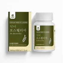 뉴트로웨이 닥터보스웰리아 인도산 보스웰릭산 akba kba 치커리추출분말 우슬추출분말 초록입홍합분말 버드나무가지껍질 정타입 간편 섭취 1일1회2정 약한달분, 3통, 1000mgx60정