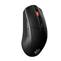 스틸시리즈 라이벌 3 무선 게이밍 마우스 배터리 수명 400시간 이상 듀얼 2.4GHz 및 블루투스 500만~6000만 18000CPI 트루무브 에어 광학 센서(62521), Rival 3, Mouse