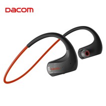 무선 블루투스 이어폰 dacom 선수 헤드폰 스포츠 ipx7 방수 20h for running aac, 운동 선수 2021 레드