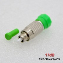 10PCS FC / APC Male Female Single Mode SM Fiber Attenuator Connector Fixed Type value 0-30db Optiona, 17 17dB_01 라인 커넥터