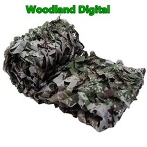 위장막 위장 그물 육군 카모 훈련 숲 자동차 천막 캠핑 차양, 4x4m, Woodland Digital