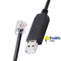 다산 USB 프로그래밍 케이블 PL2303 RS232 to RJ12 6P6C 용 Tait T2000 T2011 T2033 6 핀, 02 1.8M_01 Black, 01 1.8M_01 Black