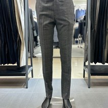 레노마 옴므 S/S 다크그레이 체크 울혼방 스판 정장팬츠 ROIMSP16A