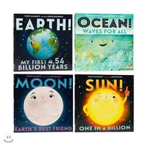 Sun Earth Moon Ocean - 4 Books Set : 스테이시 매카널티 지구과학 그림책 태양 지구 달 바다, Henry Holt