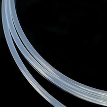 물호스 세차용품 고압 분사기 분무기 PVC 실리콘 호수 PTFE 튜브 ID 0.8 1 1.5 1.6 2 2.5 3 4 5 6mm F46 PFA FEP 절연 호스 단단한 파이프, Transparent_1m | ID 3mm x 5mm