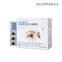 지엠팜 더루테인알티지오메가3 루테인지아잔틴 최대함량 독일 KD파마사 원료, 더루테인알티지오메가3 4개 (4개월분), 4개월분