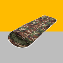 캠핑 밀리터리 방수 군용침낭 동계 차박, BY 군용 화섬솜침낭 국방색, 1개