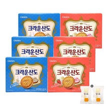 크라운 산도(161g) 크림 3통+딸기 3통(+밀크츄 2개포함), 1세트