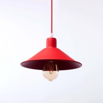 비디엘 하노이 1등 펜던트 갓등 인테리어조명 줄조명, 레드
