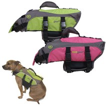 중 대형견 물놀이 구명조끼 에코기어 라이프자켓 대형견 창고대방출, 그린