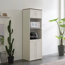 [1만원 즉시할인]장인가구 셰리IV 1800 렌지대 밥솥 수납장, 아이보리