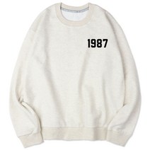 벤힛 남녀공용 세미 오버핏 1987 특양면 빅사이즈 맨투맨