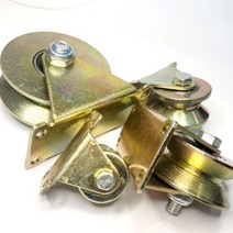 철바퀴 이동식 브이 롤러 슬라이드 파이프 쇠바퀴 30mm, 80mm