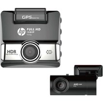 [미국직구] 블랙박스 카메라 최신형 고화질 풀 HD 1080P 듀얼 전면 및 후면 내장형 GPS 및 G-센서, 블랙