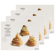 M&S 막스앤스펜서 비스킷 포 치즈 8가지 크래커 300g 4팩