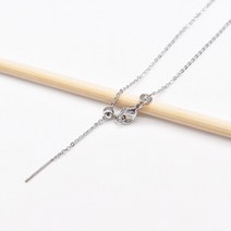구슬목걸이 플래팅 18K 골드 십자 발찌 침식 조절 마음에 걸리다 실리콘 주정 위치 만능 0형 체인 꿰미 3699217402, 화이트 골드 (26 번 팔찌 20CM