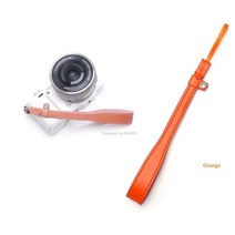 디그니스 번지 카메라스트랩 가죽스트랩, 오렌지, 1개