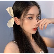 리본핀 옆머리핀 지수 블랙핑크 아이돌 포인트 유행 데이트