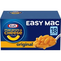 Kraft 크래프트 이지맥 오리지널 마카로니 앤 치즈 밀 (18팩)