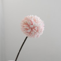 퐁퐁 국화 소국 조화 폼폼 민들레 실크플라워 인테리어소품, 연핑크