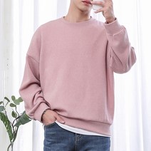 [오버나인] 남자 데일리 오버핏 니트 맨투맨