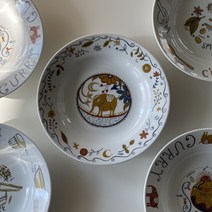 재팬 신지카토 카레접시 파스타접시, 양념병, 1개