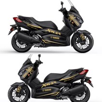 야마하 엑스맥스300 Xmax300 튜닝파츠 데칼 스티커, 블랙