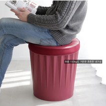 laterior 미용보조의자 스툴 등받이없는의자 화장대 진료의자, 2.수납의자_블랙ㅡ(그레이쿠션)
