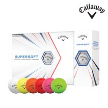 캘러웨이 슈퍼소프트 골프공 2피스 12p, 레드, 1개