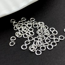 4-DB3-007 실버 부자재 오링 (4개), 1x4mm(4개)