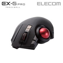 엘레컴 EX-G pro 유무선 하이스펙 트랙볼 마우스 M-XPT1MRBK, 혼합색상