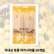 꿀스틱 사양꿀 천연 토종꿀 야생화꿀 아카시아꿀 스틱 휴대용, 토종꿀(아카시아) 28개입