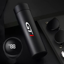 푸조 GT GTI GTLINE 3008 지능형 스테인레스 스틸 보온병 온도 디스플레이 물병 진공 플라스크 커피 컵, [03] GTi