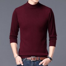 남자 오버핏 부드러운 스판 니트 하늘비즈 A25 X484W570