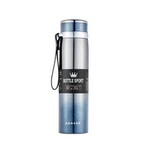 어쉐어 800ml 1리터 보온병 보냉병 휴대용 휴대 보온보냉병 사무실 야외, 1000ml, 블루