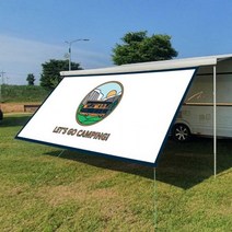 가성비 캠핑 용품 타프 차량용 어닝 로고 사이드월 돔 암막 터널 백패킹 실 그늘막, 기본어닝용