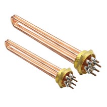 열봉 히터봉 온수 히터 물히터 보일러 사각 온수기, 1.5인치 구리 220V9KW 300mm