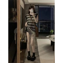 코바늘조끼 뷔스티에 크로쉐 민소매 손뜨개 뜨개 여자 베스트