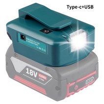 정밀하고 파워풀한 전동 드릴 makita용 usb 어댑터 포함 makita용 milwaukee용 bosch용 dewalt 14.4v18v 리튬 이온 배터리 공구, 클립이 있는 보쉬용