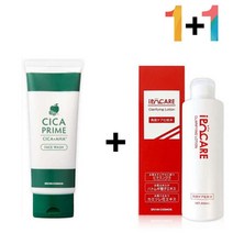 시카 클렌징 폼 약산성 BHA CICA 바하 진정폼 병풀잎수 얼굴개기름 쌀겨폼 살리, 시카프라임폼 1개_셀러쉬크림 1개, 본상품선택
