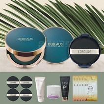 뉴 디뷰스 인텐시브 에너제닉 쿠션 컴플리트 팩트 톤업 라이트베이지 21호(본품+리필)+퍼프4개 증정