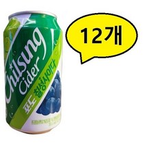롯데칠성음료 포도칠성사이다 355ml * 12개