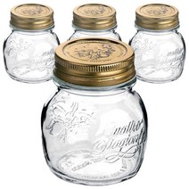 보르미올리 콰트로 밀폐 유리병, 150ml, 4개