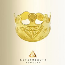 순금 24K 왕관 돌반지 99.9% 3.75g 5종