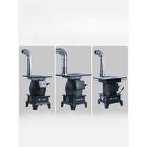 주물화목난로 벽난로 가정용 전원주택 연소기 무쇠 장작, 10.3m+물탱크+약50-60평방