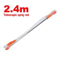 비료 살포기 충전식 사료 퇴비 농업 25L 스테인레스 스틸 개폐식 스프레이 로드 야외 정원 살충제 급수 탱크 액세서리, 2.4m